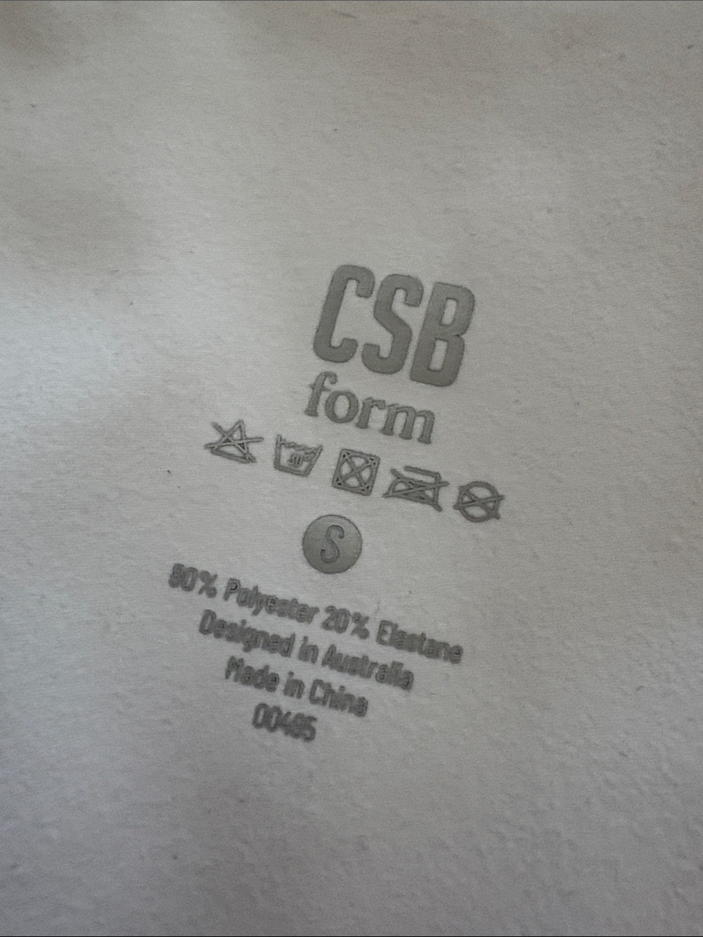 CSB White Racerback V-Neck Tank Top - Picture 2 of 5
